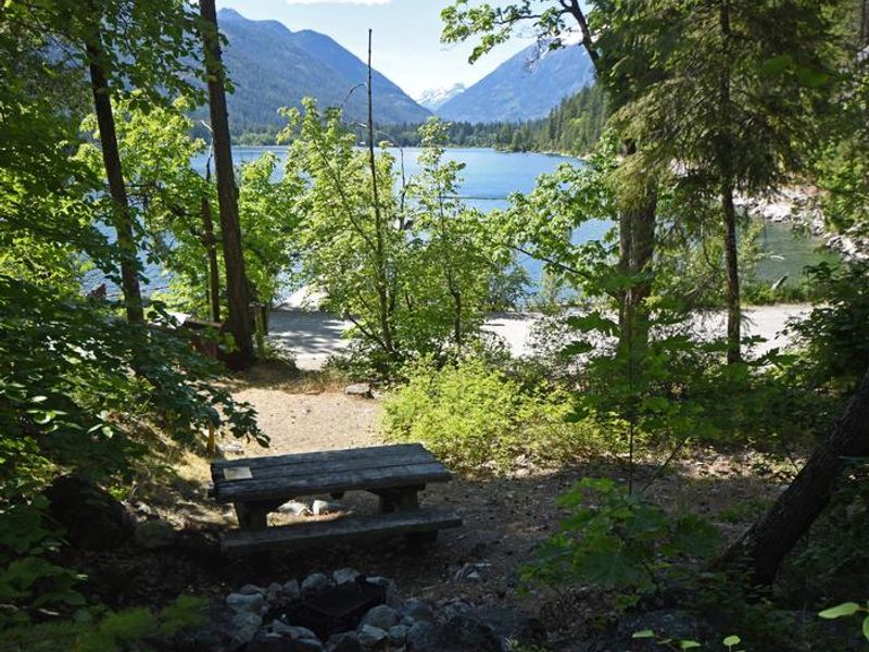 Campsite near Lake Chelan. 