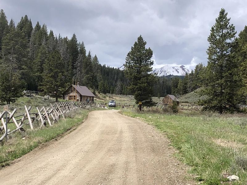 View of Eldridge Guard Station from road