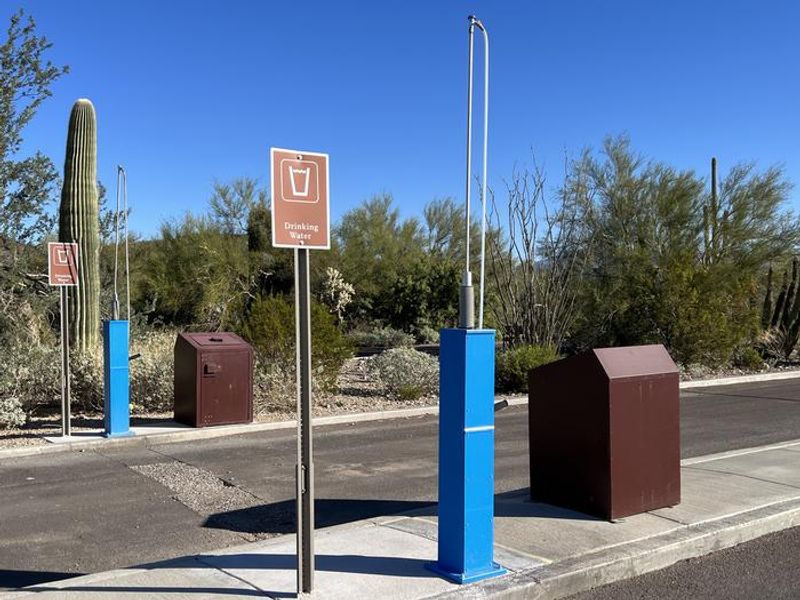 Twin Peaks has a dump station with potable and non-potable hoses for RVs.