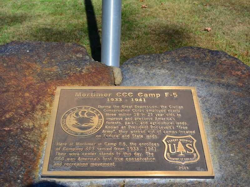 Civilian Conservation Corps (CCC) Plaque