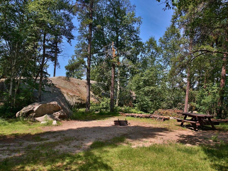 View of Lake Jeanette campsite