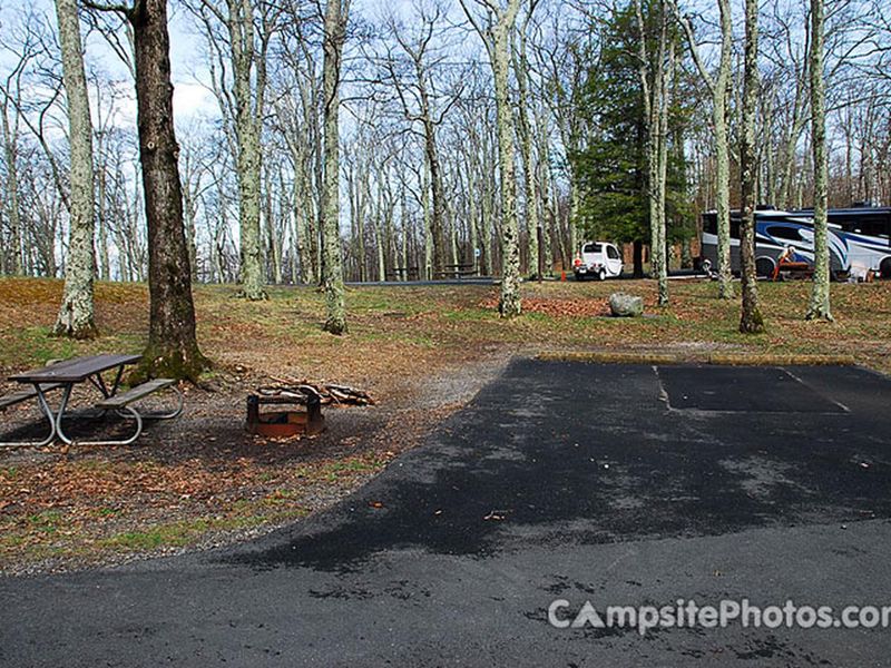 Lewis Mountain campsite #3
