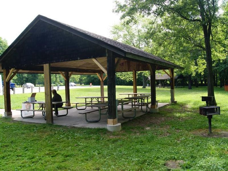 Shelter number 1 at Chellberg Farm picnic area