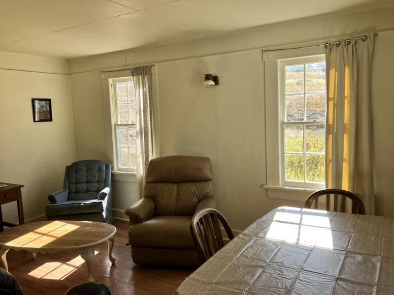View into living room from front door