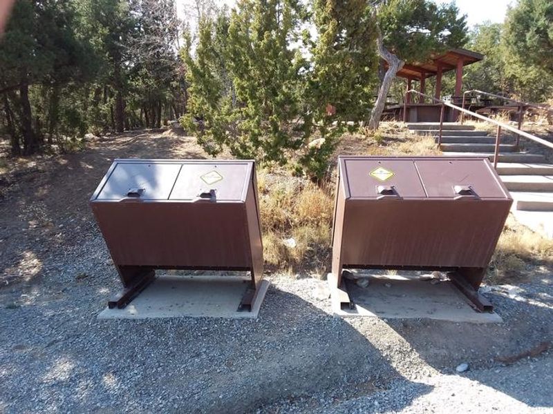 Cedro Peak Campground Trash Collection