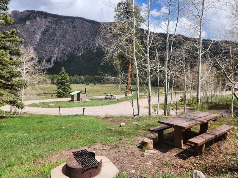 Site 6, park at lot and walk in