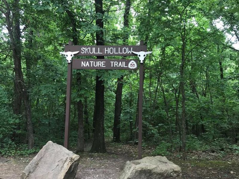 Skull Hollow Nature Trail Entrance