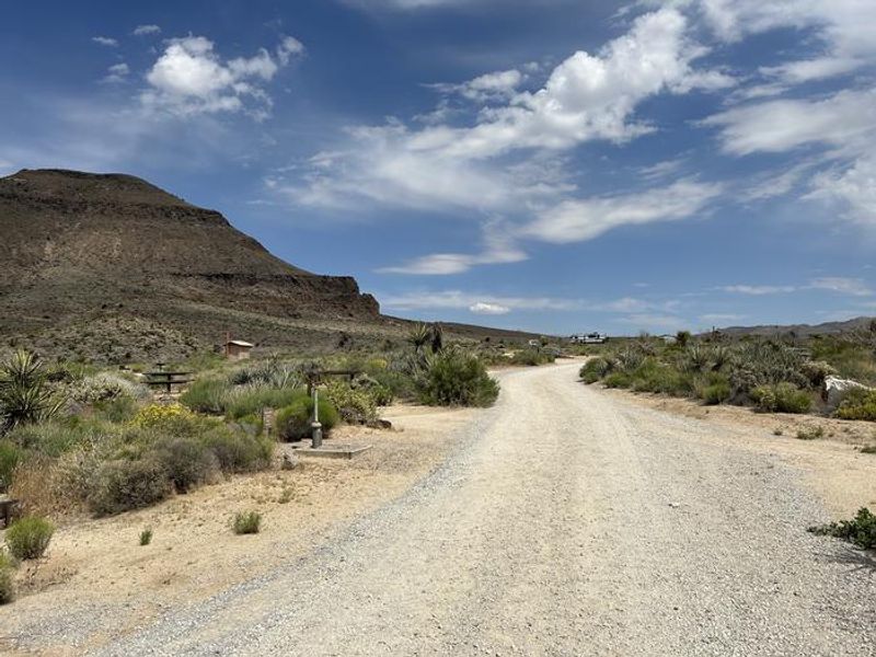 A photo of entering Hole-in-the-Wall Campground