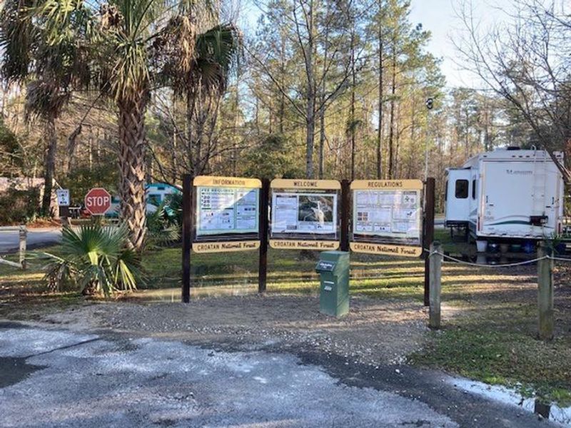 Information Board and Iron Ranger