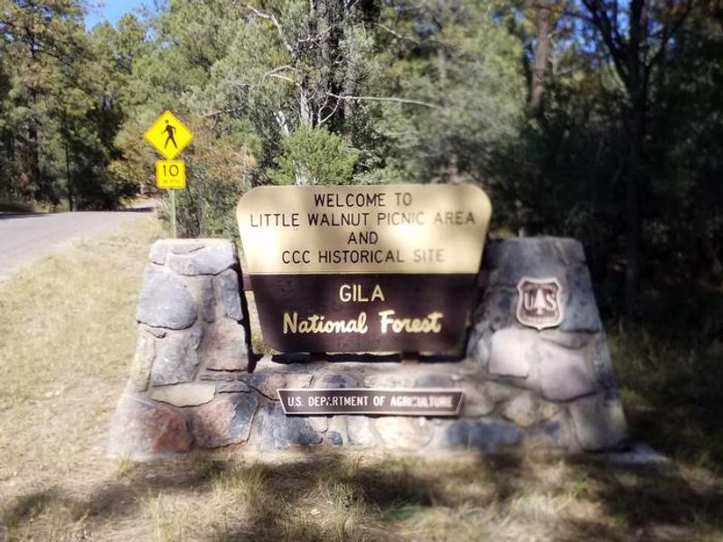 LITTLE WALNUT Picnic Area Sign
