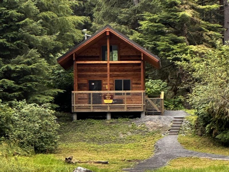 Front of Anan Bay Cabin