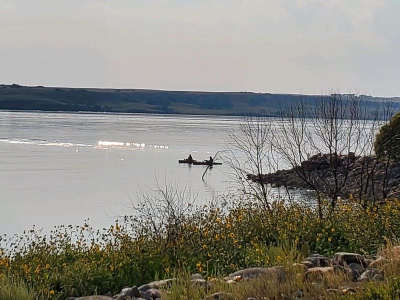 Two kayakers heading out from Beaver Creek Boat Ramp enjoying some quiet time on the water.