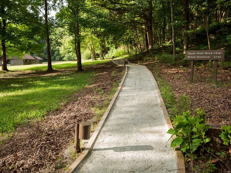 Path leading to the Campground Trails at Buffalo Point