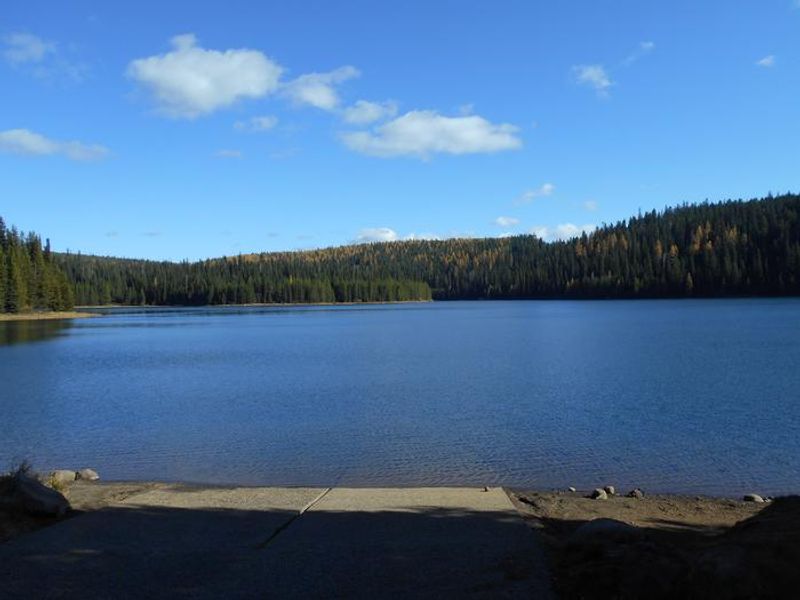 close up of Jubilee Lake launch