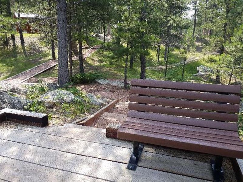 Upper overlook with bench