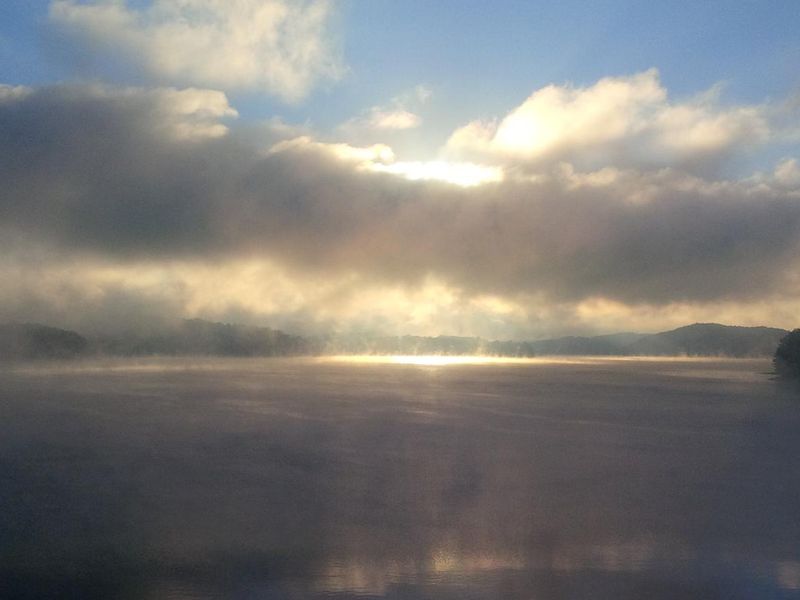 Sunrise over the Lower Pool 