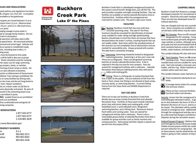Buckhorn Brochure Front