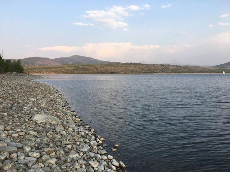 Dillon Reservoir adjacent to Heaton Bay Campground