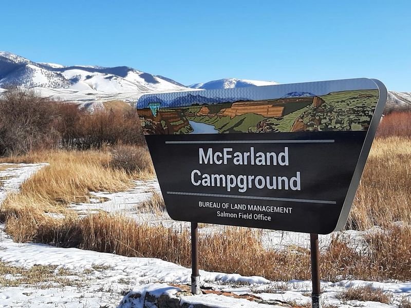 Campground Entry Sign