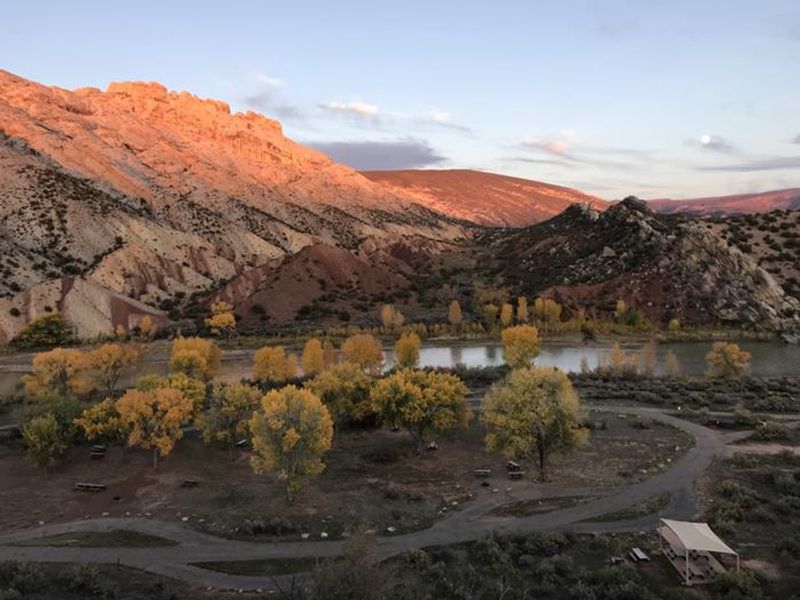 Green River looking towards Split Mountain.