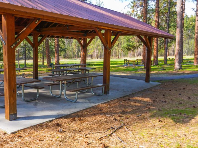 Pavillion and Fire Ring