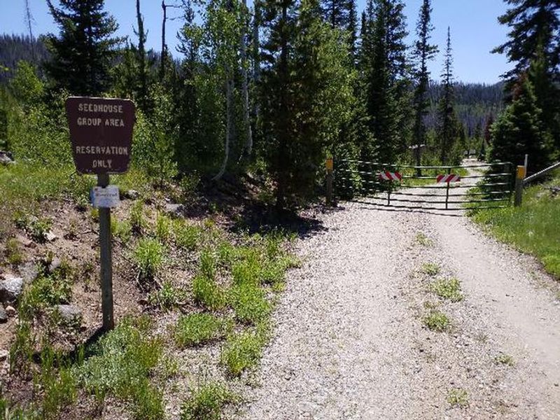 Seedhouse Group Site, entry gate