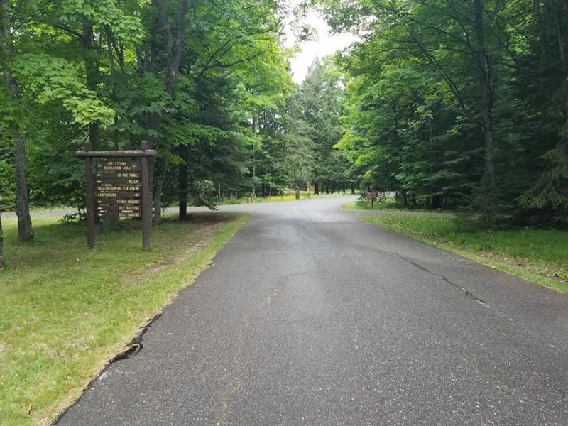 Lake Ottawa Campground entrance