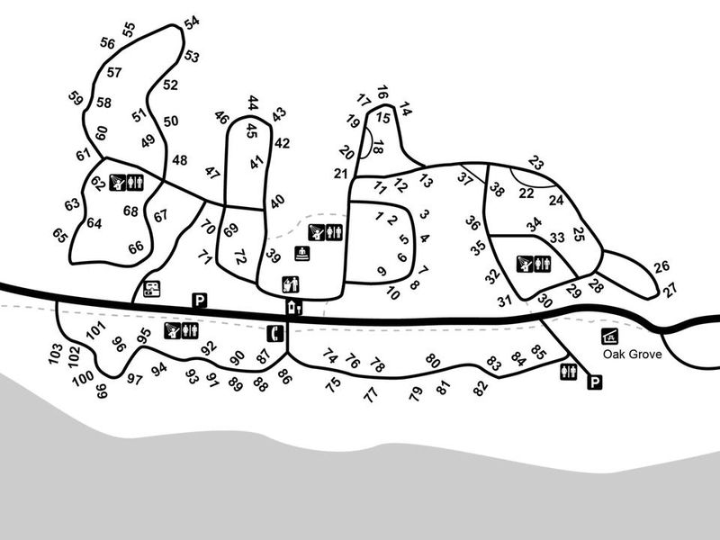 Map of Kyen Campground