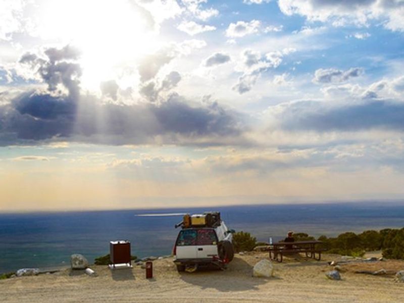 Zapata Falls CG overlooking San Luis Valley