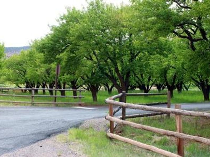 Entrance to Group Area from Scenic Drive.