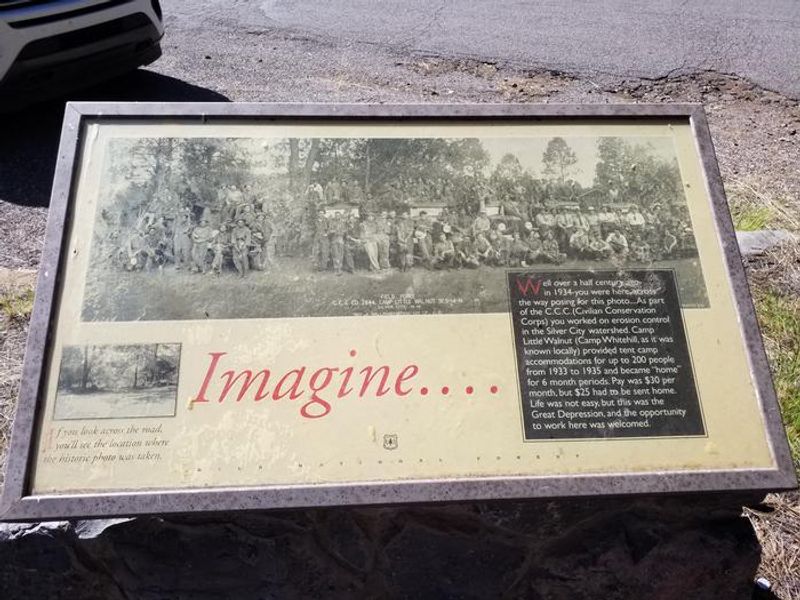 LITTLE WALNUT Civilian Conservation Corps (CCC) Historical Marker