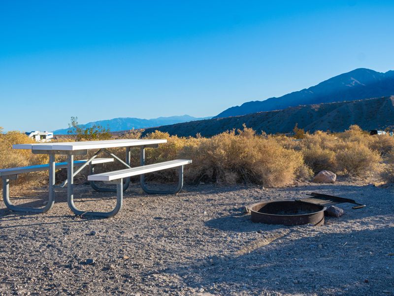 All sites have a picnic table and fire ring.