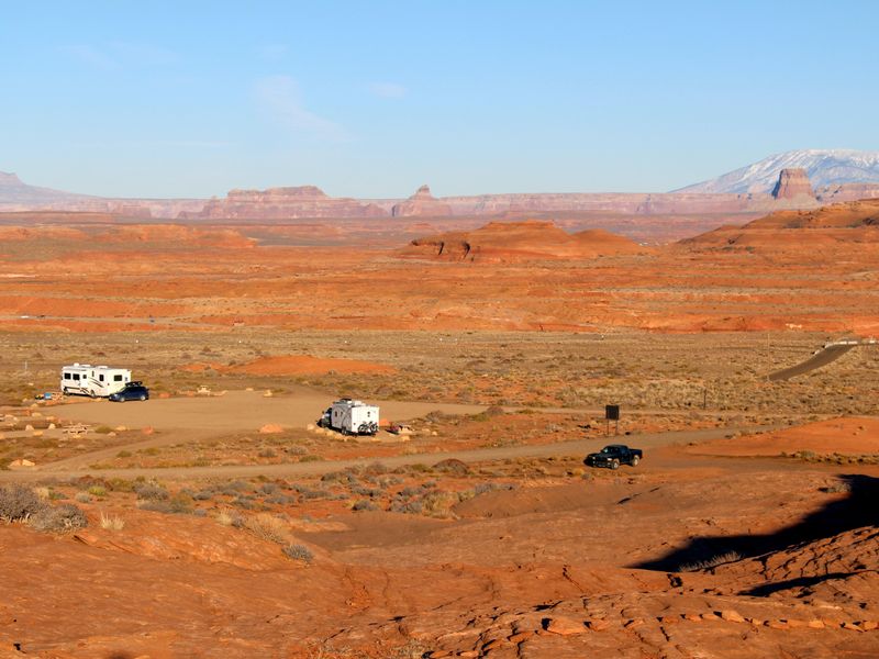 A quick hike up the beehives gets you a pretty good view of the small campground and the iconic scenery.