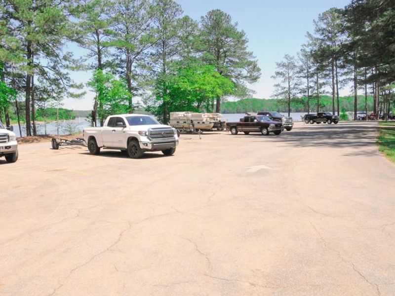 Sweetwater Campground boat ramp parking.