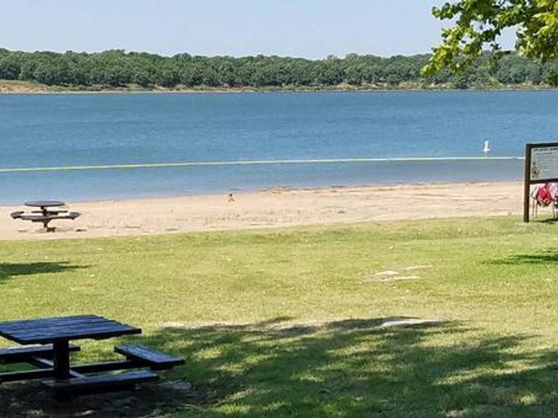Birch Cove swim beach. 