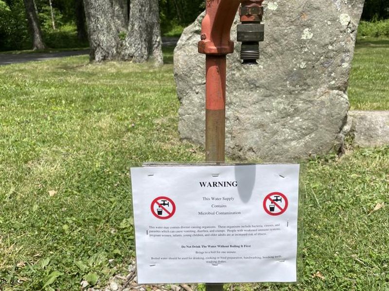 A photo of facility non-potable water at Dundo Group Campground