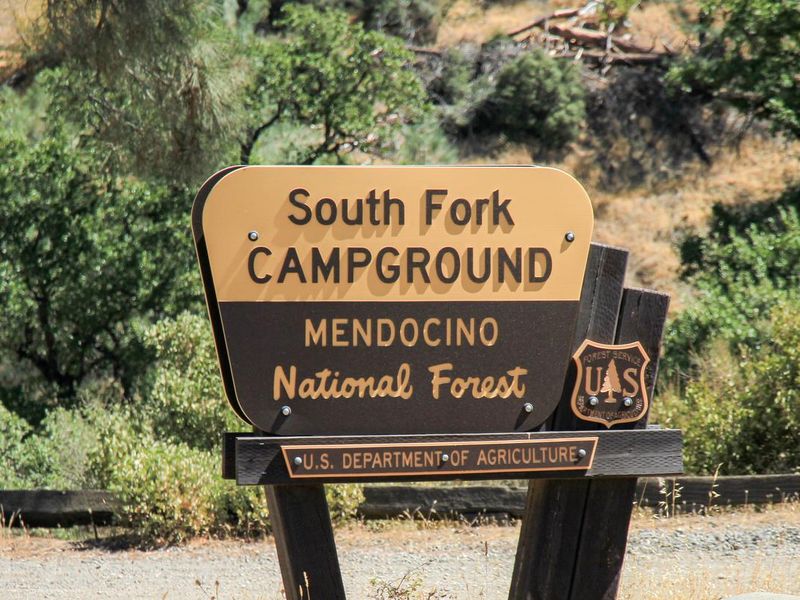 South Fork Campground Sign