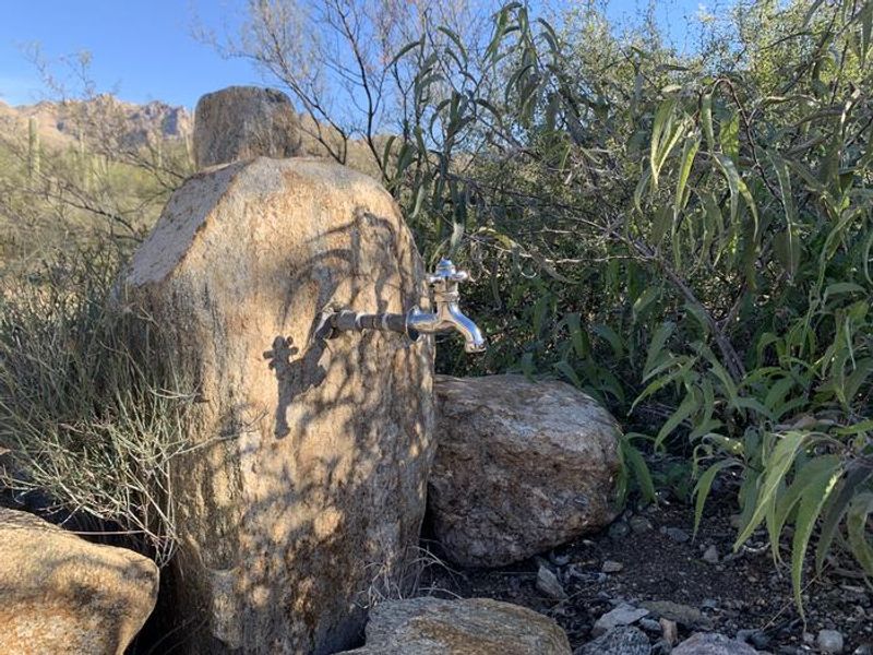 Water is available at the entrance of Ramada 2.
