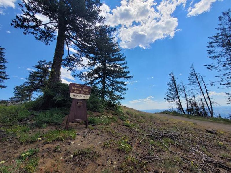 View at entrance to Wenatchee Guard Station