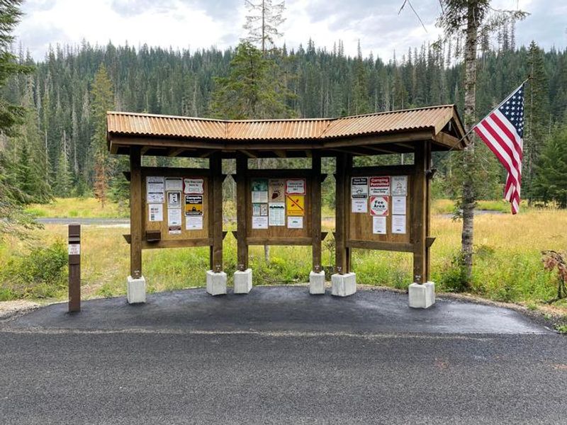 Fee Sign and Information Area