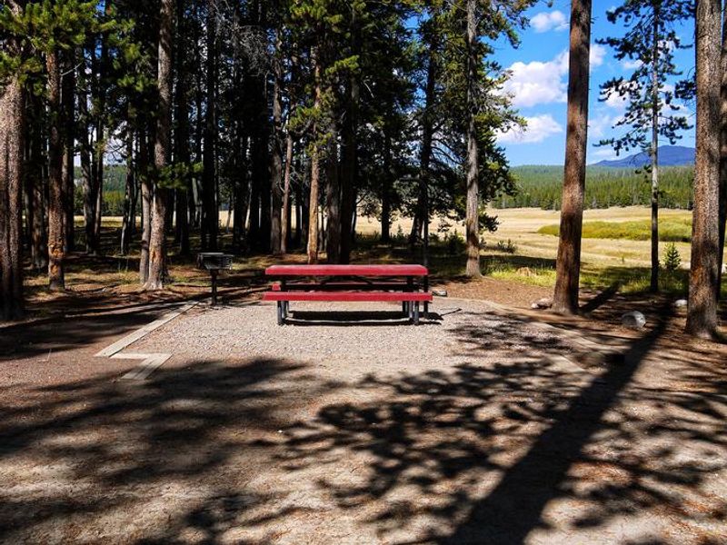 Campsite in Sitting Bull Campground