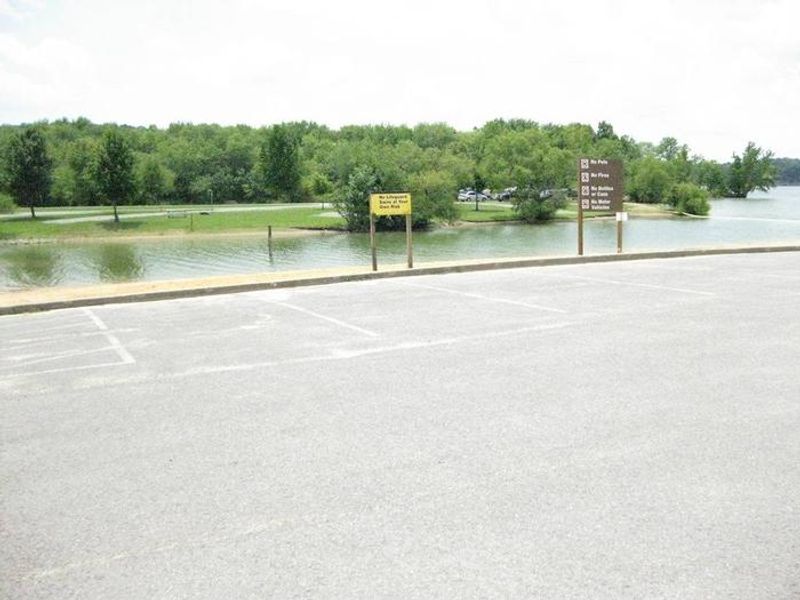 Beach located within the campground, open to campers ONLY