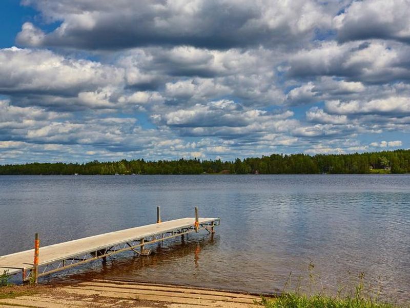 Boat launch at Cadotte Lake