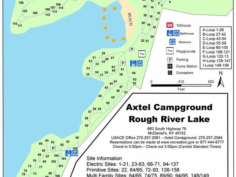 Axtel Campground Map
