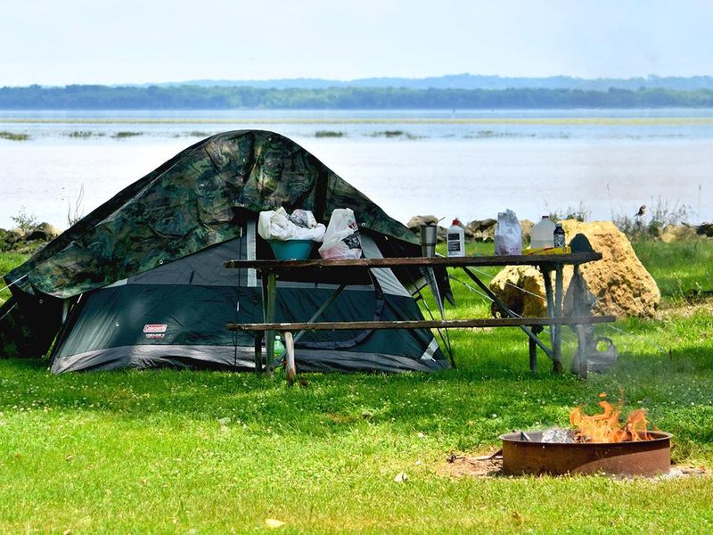 Campsite at Bulger's Hollow Recreation Area