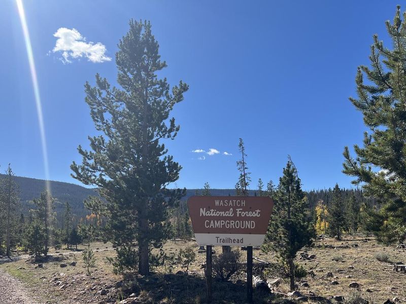 China Meadows Trailhead sign