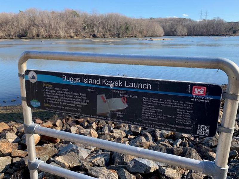 Welcome to Tailrace Park! This is the handicap accessible kayak launch near the boat ramp. This kayak launch was put in with the help of a few partners and volunteers.