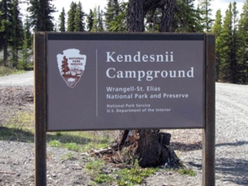Kendesnii Campground is located off of the Nabesna Road. There is no entrance fee.
