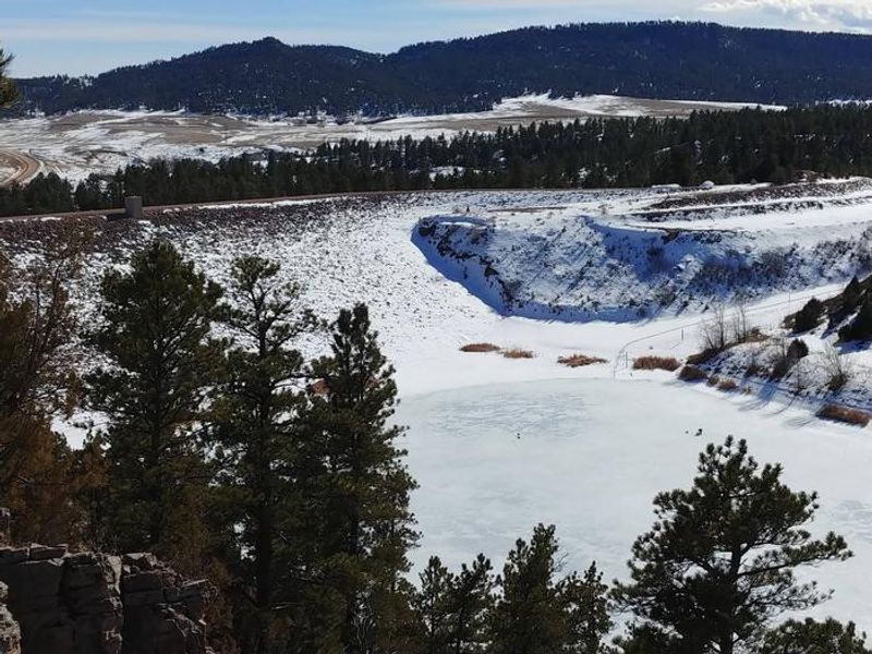 Ice Fishing on Cottonwood Springs Lake
