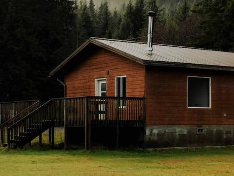 NE view of Polk Camp Cabin